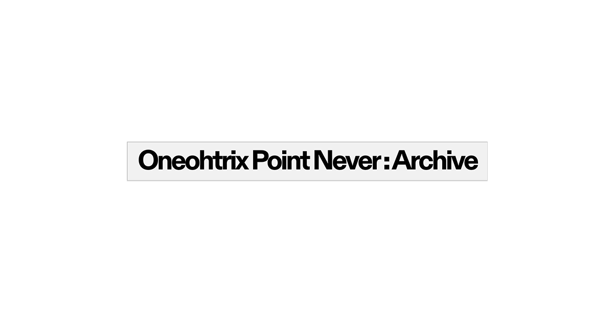トップス Online Ceramics oneohtrix point never XL Online Ceramics x OPN Oneohtrix Point Never Warp Records T